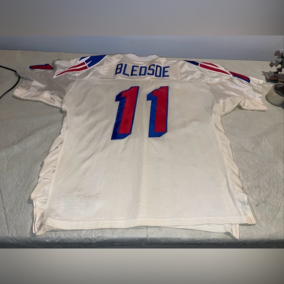 Nwt Authentic Starter Drew Bledsoe Jersey Patriots Mens 52 Clean NFL Sewn White
